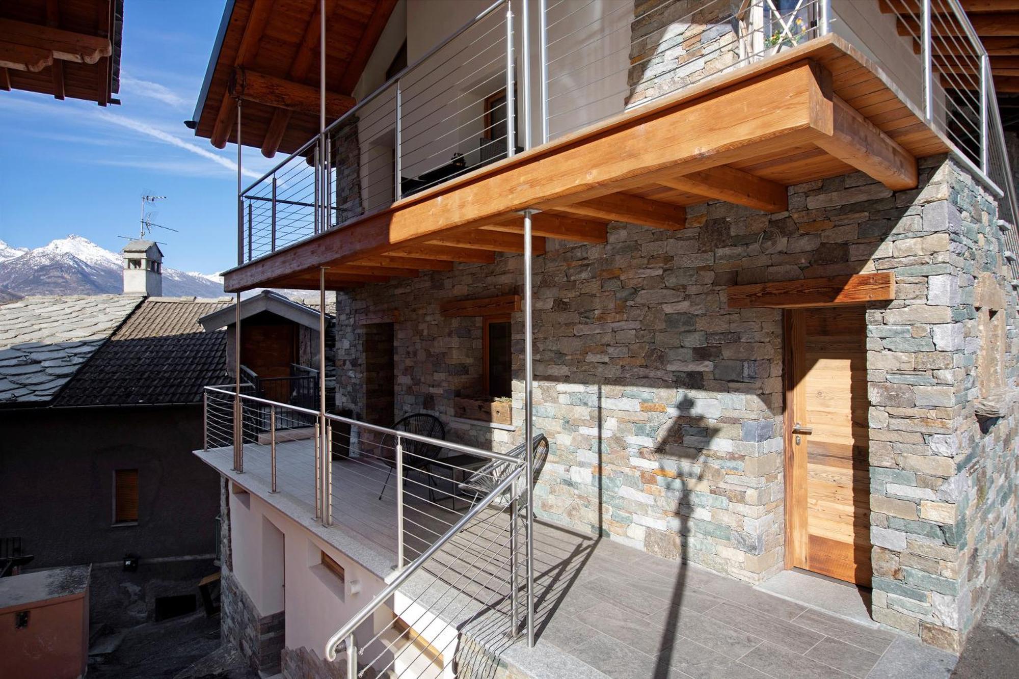 Vila Alpine A-S Aymavilles Exteriér fotografie